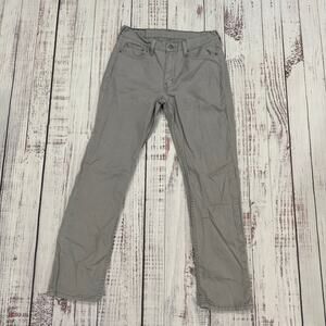 Levi’s 514 Slim Straight Soft-Touch Pants Gray W30 L30